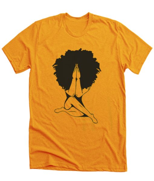 Afro praying DH T shirt