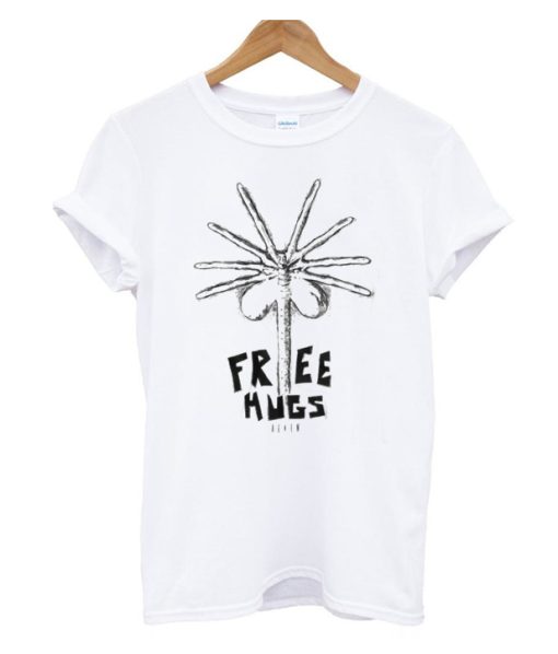 Alien Free Hugs Ringer DH T Shirt