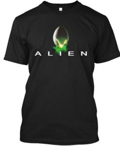 Alien Graphic Black DH T Shirt