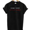 Animal lovers DH T Shirt