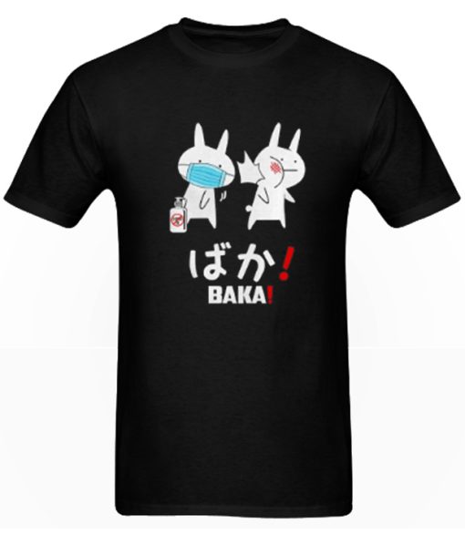 Anime Baka Rabbit Slap Mask Covid-19 DH T Shirt