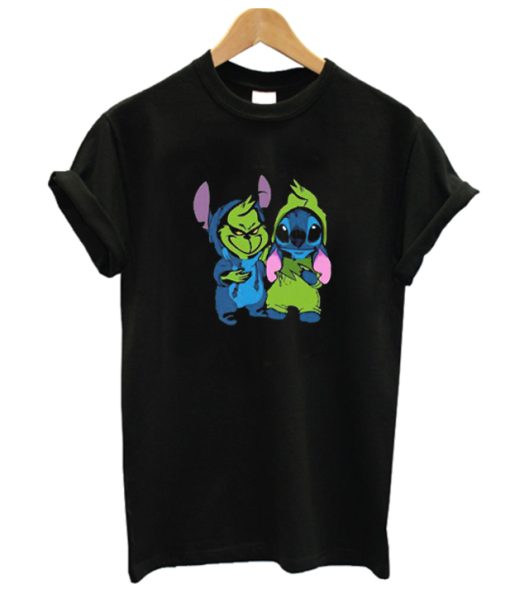 Baby Grinch and Stitch DH T Shirt