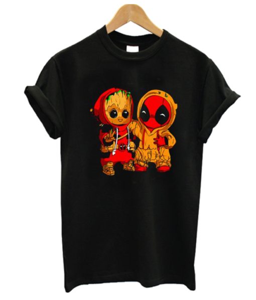 Baby Groot And Deadpool DH T Shirt