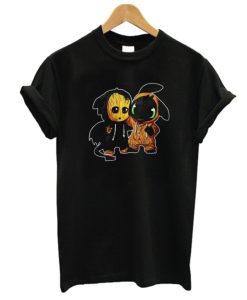 Baby Groot and Toothless Dragon DH T Shirt