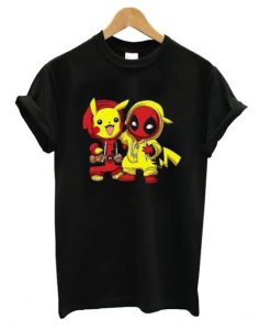 Baby Pikachu Pokemon and Deadpool New DH T Shirt