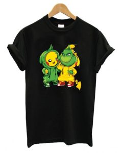 Baby Pikachu and Grinch DH T Shirt