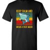 Baby Shark keep calm and wear a face mask vintage DH T Shirt