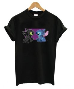 Baby Toothless Dragon and Stitch DH T Shirt