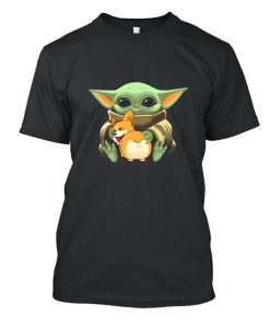 Baby Yoda And Corgi Dog DH T Shirt