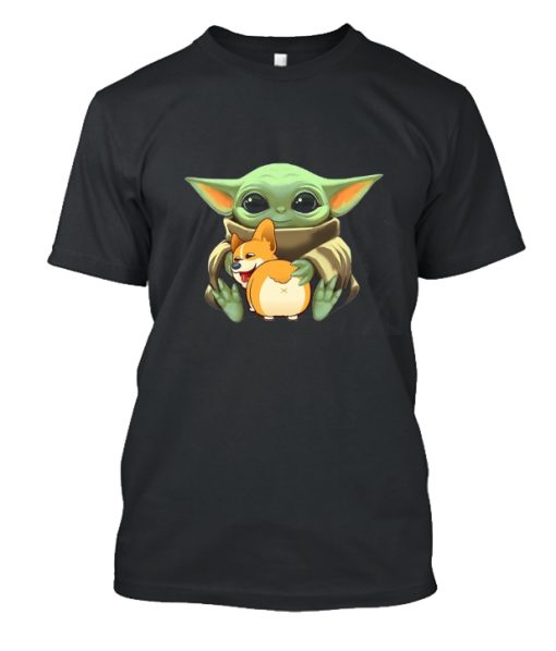 Baby Yoda And Corgi Dog DH T Shirt