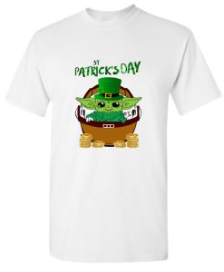 Baby Yoda The Mandalorian Happy St Patrick's Day DH T Shirt