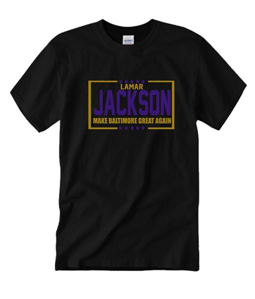 Black Baltimore Lamar Election DH T Shirt