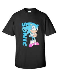 Black Sonic The Hedgehog DH T Shirt