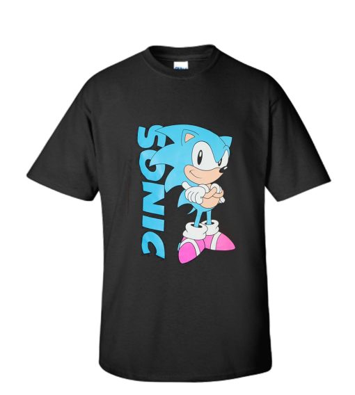 Black Sonic The Hedgehog DH T Shirt