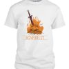 Bonfire Lit White DH T Shirt