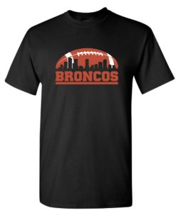 Broncos Football Skyline DH T-Shirt