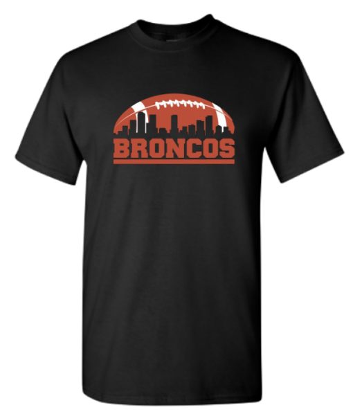 Broncos Football Skyline DH T-Shirt