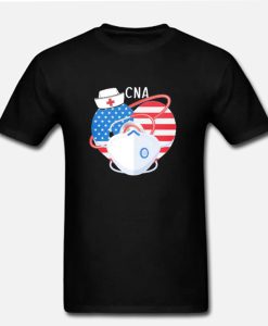 CAN American Nurse heart face mask DH T-Shirt