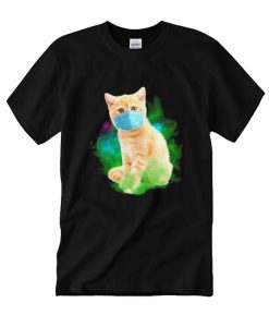 Cat with face mask DH T-Shirt