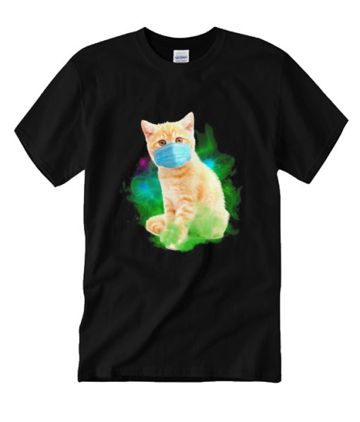 Cat with face mask DH T-Shirt