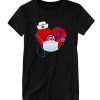 Chicago stethoscope nurse good heart face mask love IF DH T-Shirt