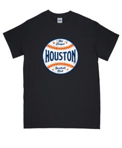 Houston Retro Big League Baseball - Navy DH T-Shirt