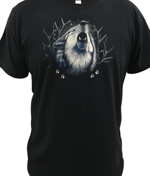 Howling Wolf scary DH T-Shirt