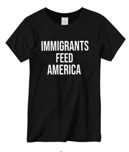 Jose Andres wears Immigrants Feed America shirt