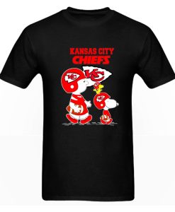 Kansas City Chiefs Charlie Brown And Snoopy T Shirt