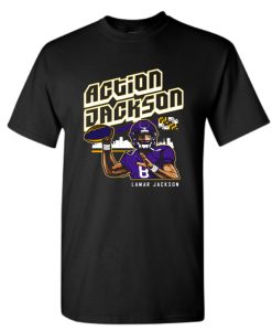 Lamar Jackson's Action Jackson DH T Shirt