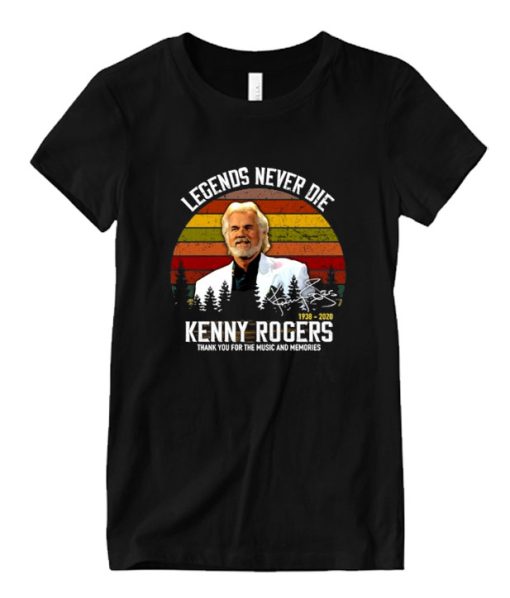 Legends Never Die Kenny Rogers DH T Shirt