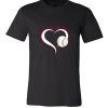 Love Baseball In heart DH T-Shirt