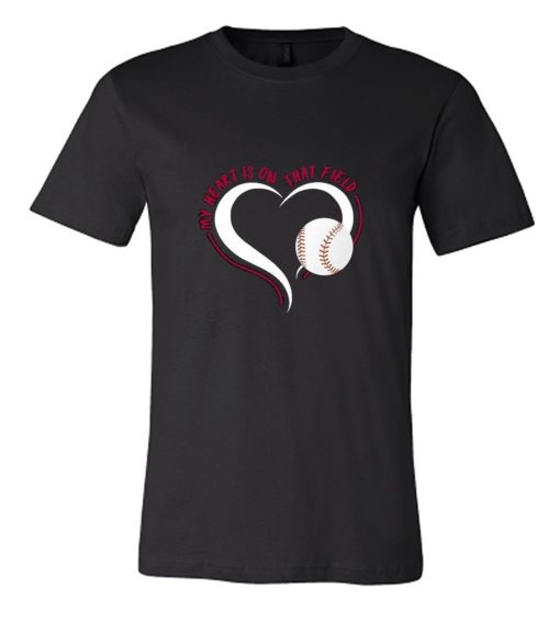 Love Baseball In heart DH T-Shirt