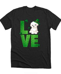 Love Irish Maltese Shamrock St Patrick's Day DH T-Shirt