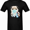 Pug Dog Lover Face Mask Gift DH T-Shirt