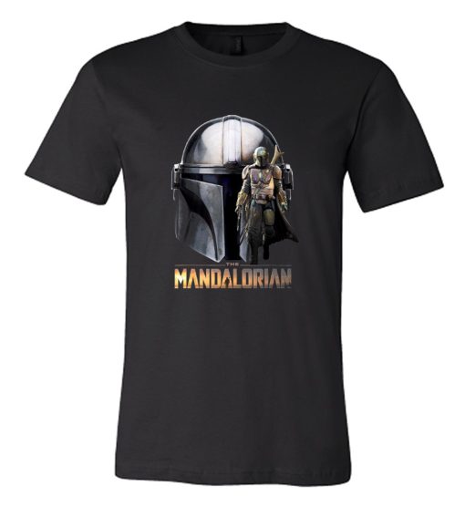 The Mandalorian Star Wars Mandalorian Helmet Portrait DH T-Shirt