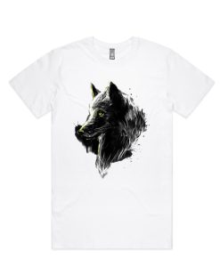 black sumi wolf DH T Shirt