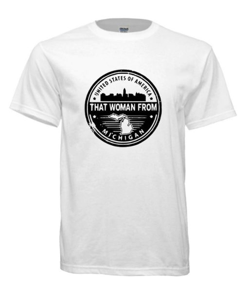 that woman from michigan White DH T-Shirt