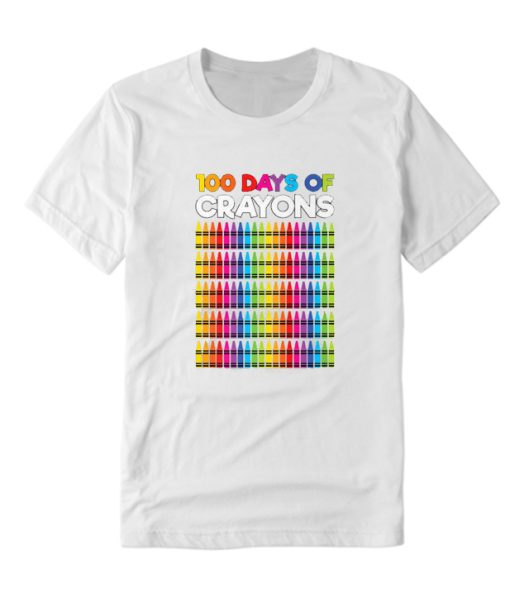 100 Days Of Crayons DH T Shirt