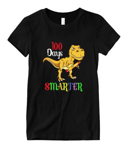 100 Days Smarter Happy 100th Day Of School Student Teacher DH T Shirt