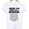 Another signs you might be a mermaid DH T shirt
