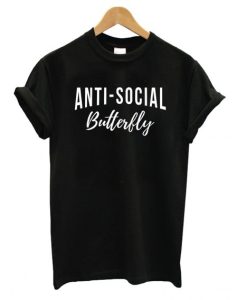 Anti-Social Butterfly Black DH T shirt