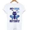 Anti-Social Butterfly Racerback DH T shirt