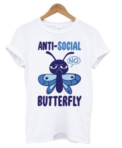 Anti-Social Butterfly Racerback DH T shirt