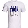 Apron dad or grandpa funny real men cook DH T shirt