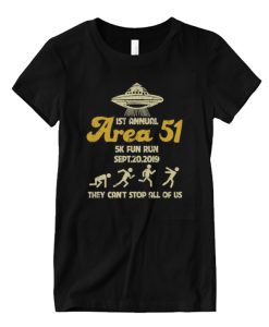 Area 51 Alien Parody Funny UFO DH T-shirt