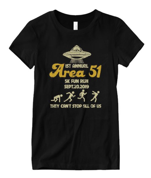 Area 51 Alien Parody Funny UFO DH T-shirt