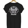 Audi Funny Quattro Best Car back DH T-Shirt