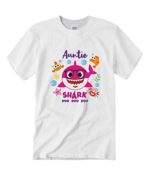 Auntie Shark Doo Doo Doo DH T-Shirt