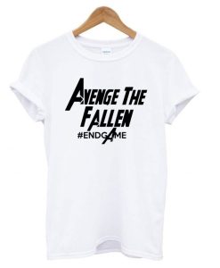 Avenge The Fallen Endgame White DH T-Shirt